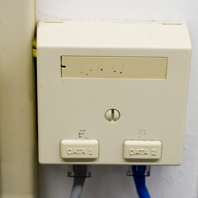 Image of a typical data jack.